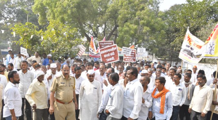 शेतकऱ्यांचा विराट मोर्चा