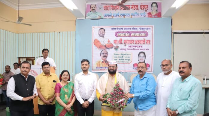 ज्या राज्यात शिक्षण व्यवस्था खालावते तिथे तुरुंगाची संख्या वाढते : आमदार सुधाकर अडबाले