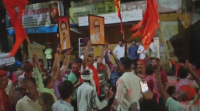 भद्रावती कृषी उत्पन्न बाजार समितीच्या नविन संचालक मंडळासाठी पार पडलेल्या निवडणुकीत मतदारांनी दिला रवींद्र शिंदे यांच्या नेतृत्वाला कौल