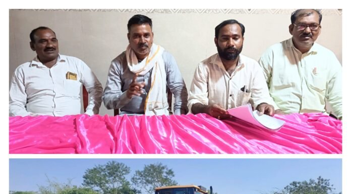 तलावाचे अवैध उत्खनन करून सुपीक गाळ दिला विट कारखान्याला .