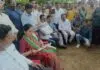 भद्रावती तालुक्यातील कर्नाटक एम्टा कोळसा खाणीत नवनिर्वाचित खासदार प्रतिभा धानोरकर यांचे आंदोलन