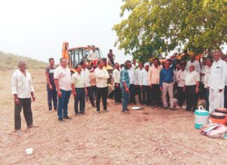 निप्पॉन डेन्ड्रो विज प्रकल्पग्रस्तांनी सिमा रेखा आखणीचे काम पाडले बंद