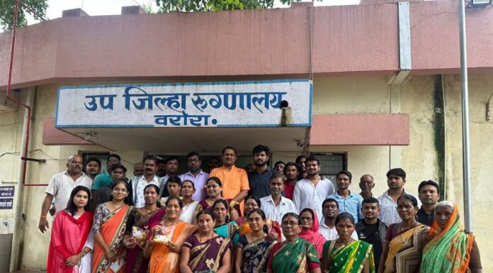 भद्रावती तालुक्यात शिवसेना पक्षप्रमुख उद्धव ठाकरे यांच्या वाढदिवसानिमित्त जनसेवा सप्ताह
