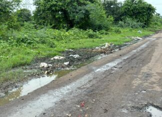 भद्रावतीचा कचरा बरांज मानोरा वासियांच्या उंबरठ्यावर