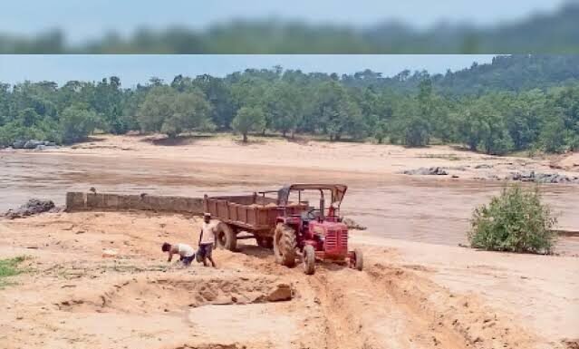 पंचनामा 154 ब्रासचा कारवाई मात्र एकाच ब्रासची